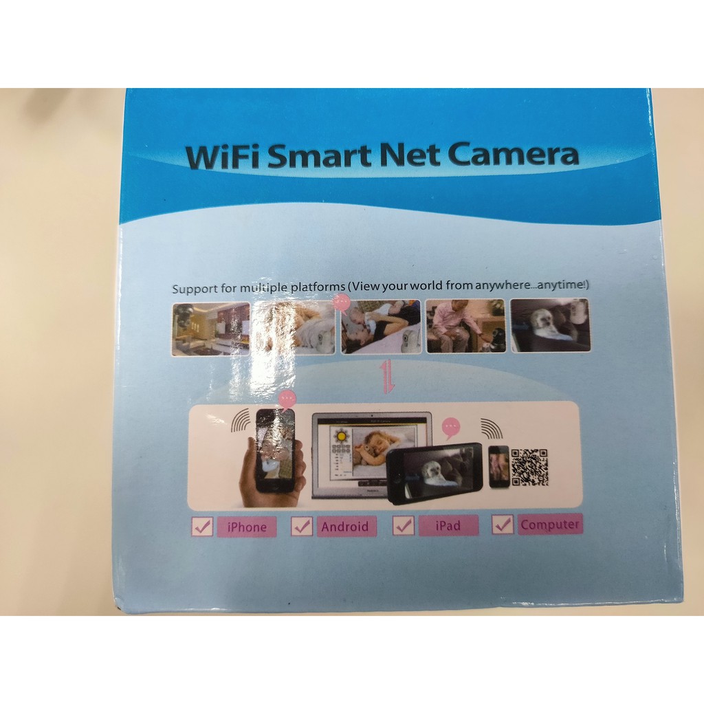 WIFI Smart Net Camera 監視器 攝影機  V380軟體  雙向語音 遠端遙控轉向