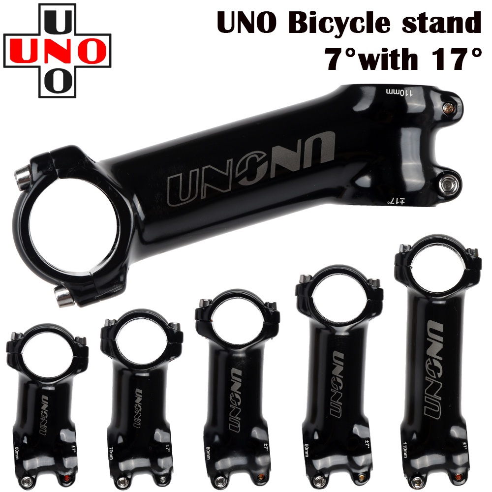 Uno MTB自行車把立-7 17度超輕鋁7050 31.8mm 60 70 80 90 100 110 120 130