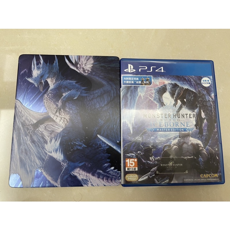 PS4 魔物獵人世界-冰原 Icebore +鐵盒