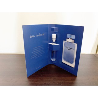 D&G Light Blue eau intense 淺藍男性淡香精 試管香水 1.5 ml