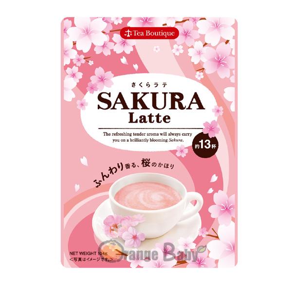 ○橘子寶貝○Tea Boutique 櫻花拿鐵奶茶SAKURA Latte 104G 冷熱飲季節限定 櫻花牛奶◎即期出清