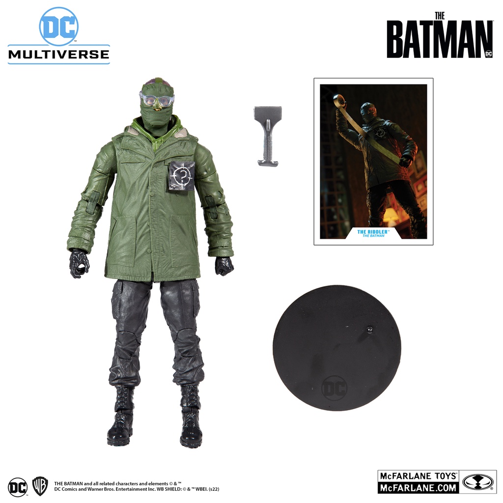 預購｜McFarlane 麥法蘭 The Batman 蝙蝠俠 2022 Riddler 謎語人 愛德華·奈許頓