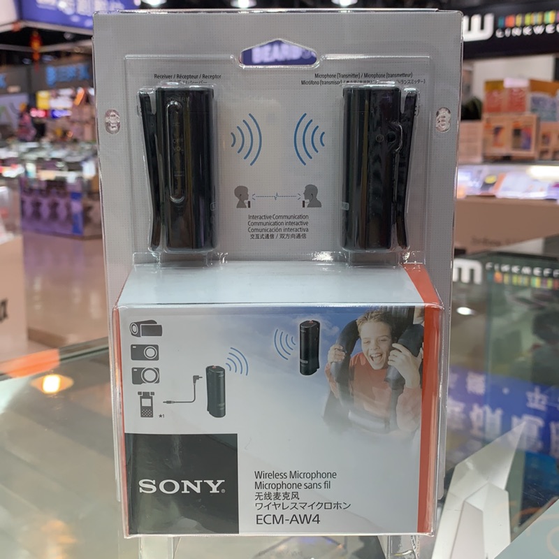 咪咪3c 開發票台灣公司貨sony Ecm Aw4 藍芽無線麥克風 蝦皮購物