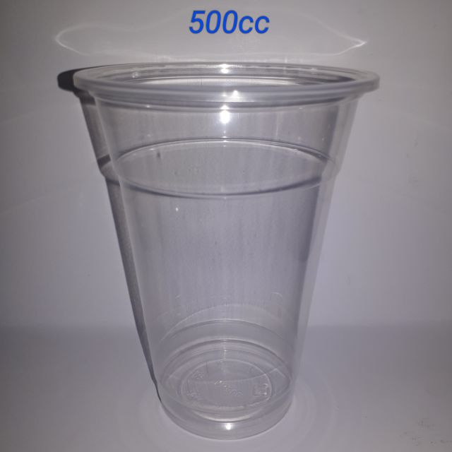 飲料杯 塑膠杯 冷飲杯 500cc 台灣製造 100入