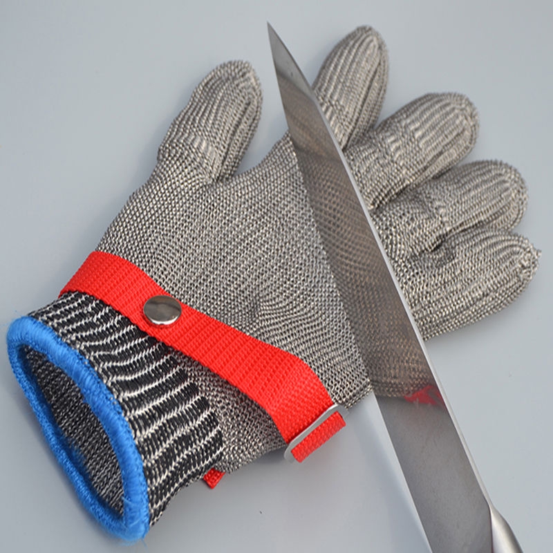 🔥新款 🔥鋼絲手套防割手套防切割刀割驗廠食品加工不銹鋼金屬鐵手套鋼手套