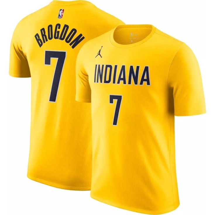 原價35美元  Jordan Brand Indiana Pacers Malcolm Brogdon短T 現貨2XL