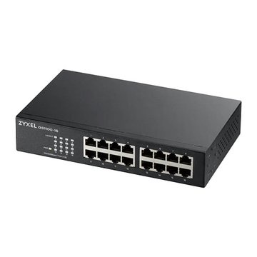 Zyxel合勤 GS1100-16 無網管型交換器 交換器 Switch 16埠 乙太網路交換器