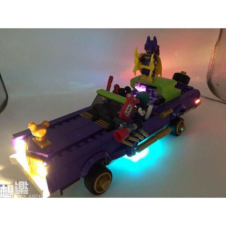 ［想樂］『LED燈組(只有燈，不含樂高積木)』樂高 燈組 Lego Light 70906 樂高蝙蝠俠 小丑車 (預購,店面預購價$720)