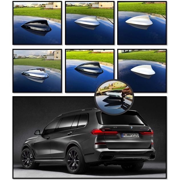 圓夢工廠 BMW 1系 F40 116 118 120 128 135 鯊魚鰭天線蓋飾貼 烤漆黑 銀 白 鍍鉻銀 碳纖紋