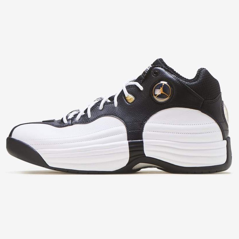 R'代購 Jordan Jumpman Team 1 白黑金 12代練習鞋 2020復刻 CZ9171-101