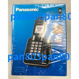 Panasonic KX-TGD312 國際牌 TGD312 中文顯示數位無線電話 子母機 公司貨保固2年