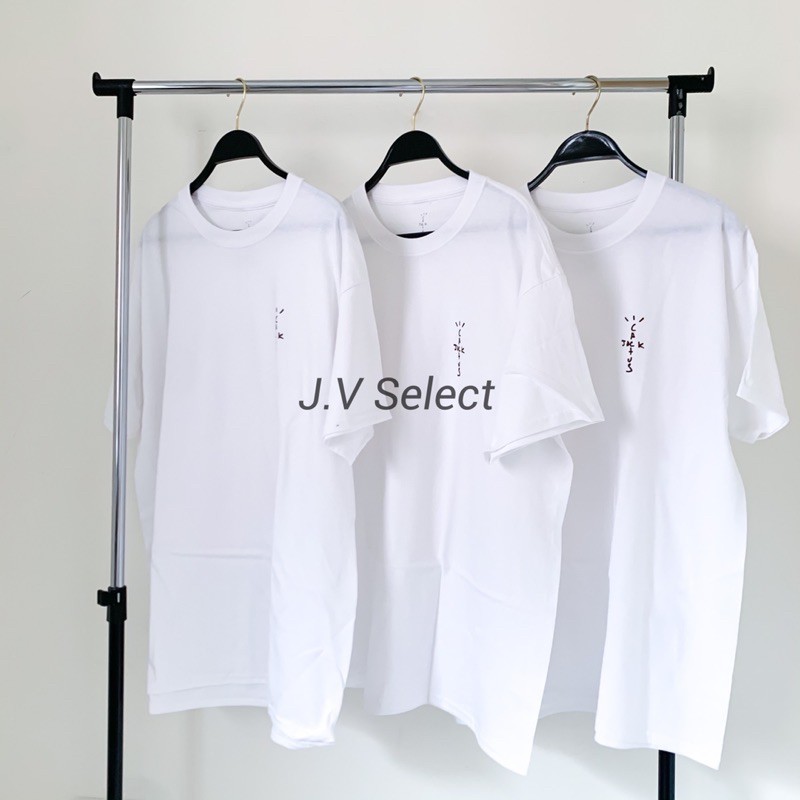 2xlarge Travis Scott CJ White Tee 3-PACK