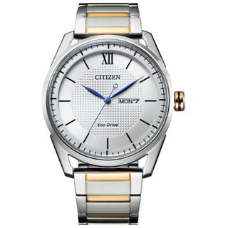 CITIZEN星辰 AW0084-81A 經典光動能日期顯示腕錶/白面42mm