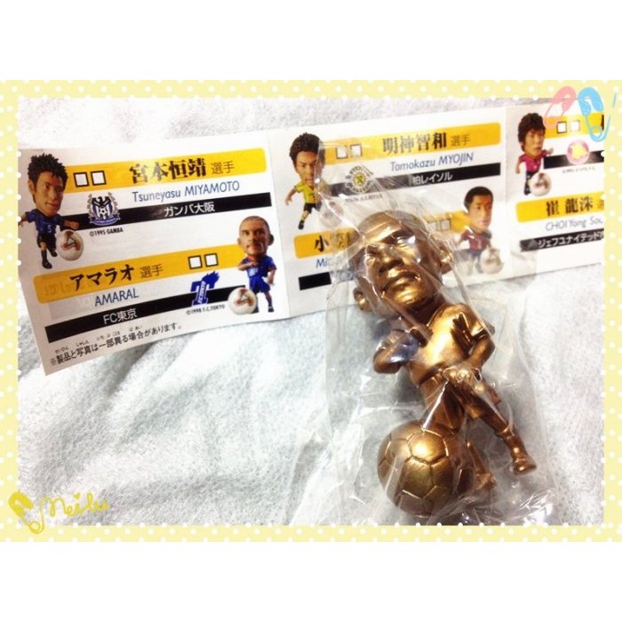 日本足球明星j League 03 轉蛋扭蛋 宮本恒靖明神智和小笠原滿男松井大輔崔龍洙 單售amaral 蝦皮購物