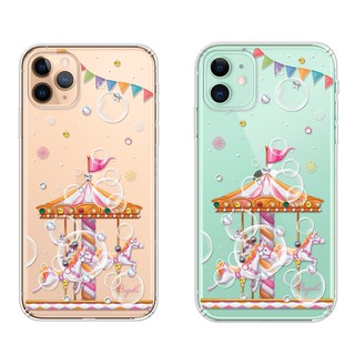 apbs iPhone 11 & 11 Pro & 11 Pro Max 施華彩鑽防震雙料手機殼-旋轉夢幻