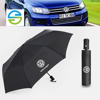 現貨優質福斯VW 全自動摺疊雨傘遮陽傘GOLF Jetta Scirocco passat 汽車自動摺疊雨傘Golf L