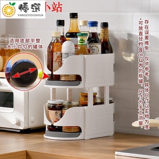 【優選✧現貨】☈☜實拍 冰箱整理收納神器廚房旋轉置物架多層食物旋轉分隔抽屜側收納盒【嚴選】