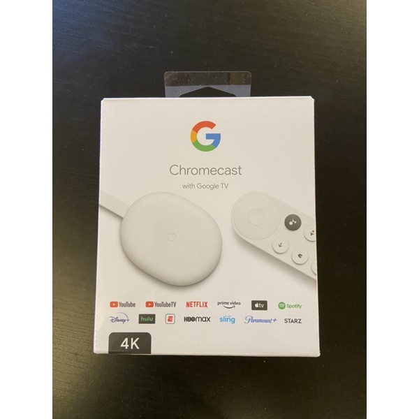 Google Chromecast 4K四代Google TV電視盒 電視棒 智慧電視