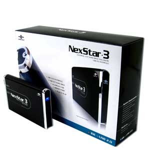 清倉出清~全新NexStar3 2.5"外接硬碟盒-星鑽黑~適用於市面上所有2.5吋IDE硬碟~鋁製/USB2.0