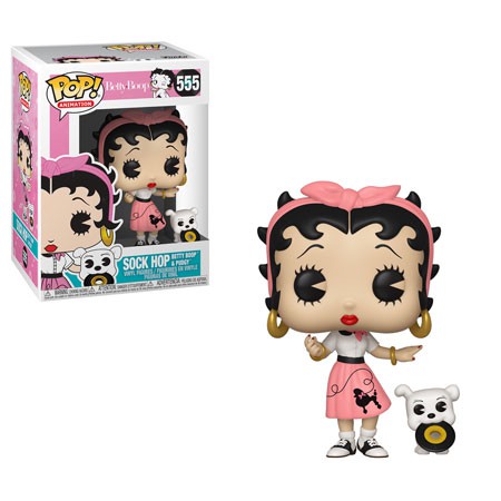 BEETLE FUNKO POP BETTY BOOP SOCK HOP W/PUDGY 貝蒂娃娃 赤襪舞會 狗狗