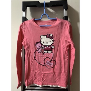 Hello Kitty(凱蒂貓) 衣服 T恤 長袖T恤 長袖衣服 二手衣服