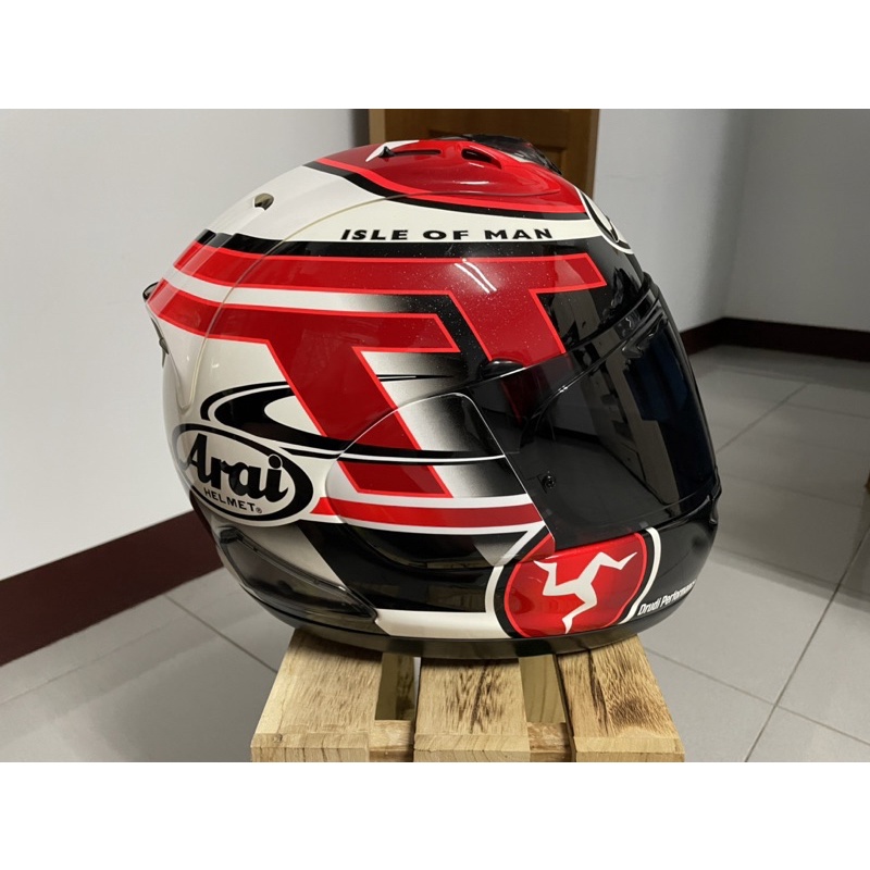 arai rx7x 2016 曼島TT 9成新 戴沒幾次 L