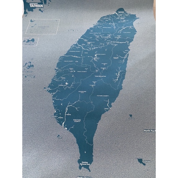 Palomar 羊毛氈台灣地圖含超可愛圖標釘（旅人台灣特別版之我們的島）