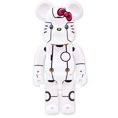 「現貨」新加坡限定BE@RBRICK BEARBRICK 400% 庫柏力克熊 凱蒂貓 ROBOT KITTY