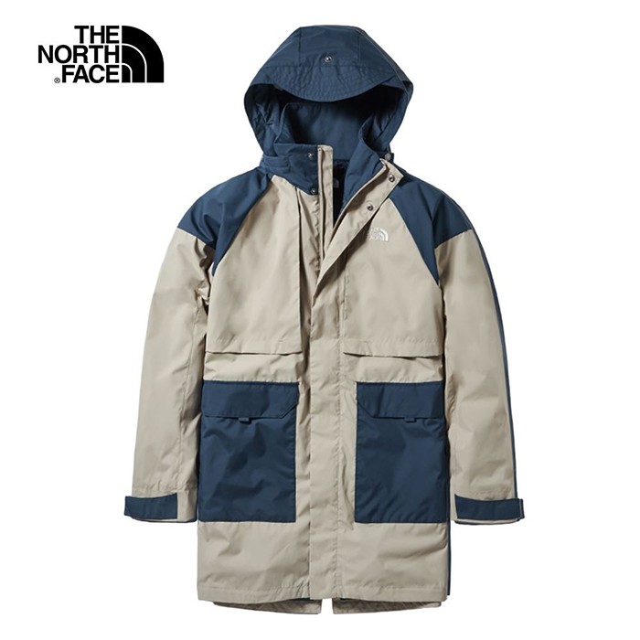 The North Face|美國|Parka長版都會休閒防潑防風外套 497HPG2 亞版XL