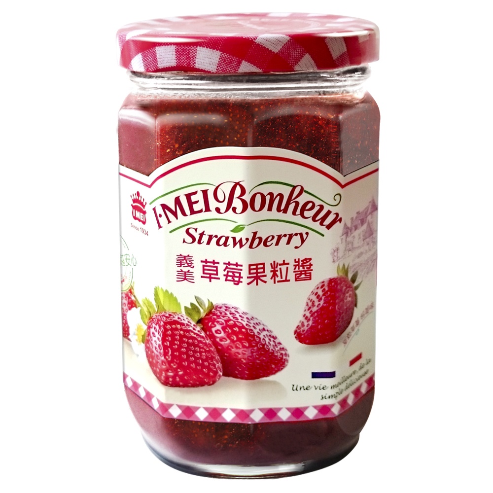 義美草莓果粒醬300g克 x 1【家樂福】