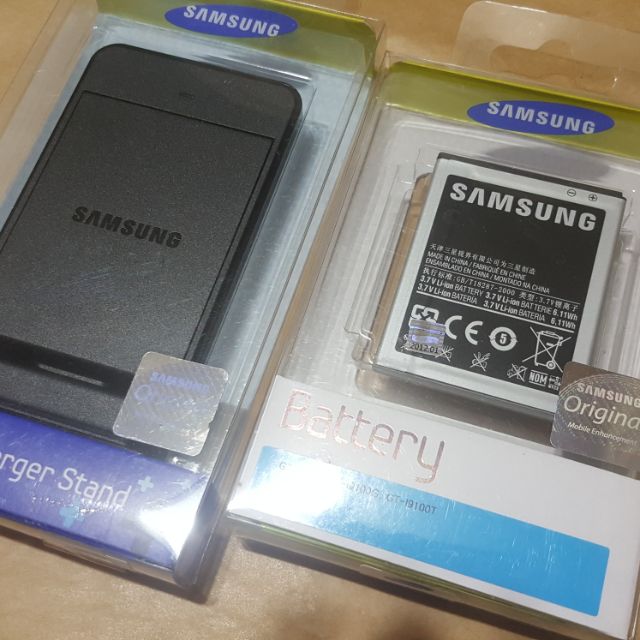 原廠正品 全新未拆 Samsung 三星 S2 i9100 電池 ＋座充 組