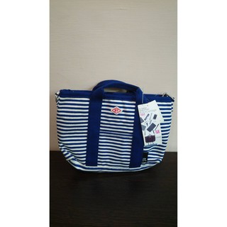 ROO-Carriage ♥日本品牌♥ 海軍藍 橫條紋 2way 斜背 / 手提 兩用包