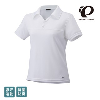 【PEARL iZUMi】女休閒 DRY抗UV短車衣 1號 白-W715-1