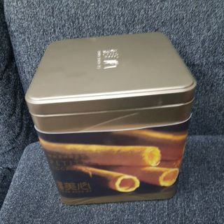 香港美心精緻原味雞蛋卷空盒 鐵盒 蛋捲盒 萬用盒 置物盒 禮物盒 收納盒 #18
