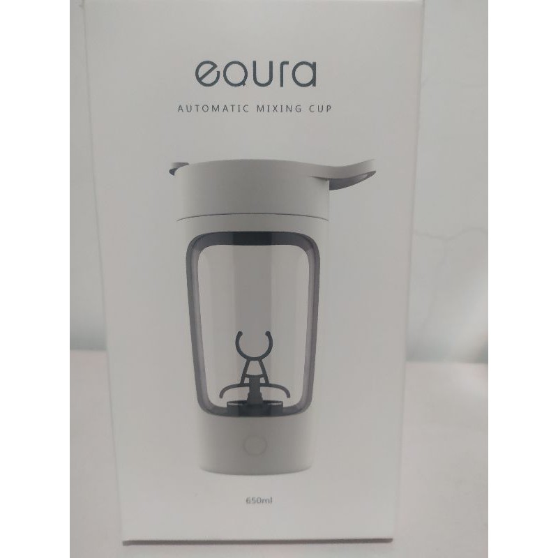 EQURA 自動攪拌杯 650ml（白色）