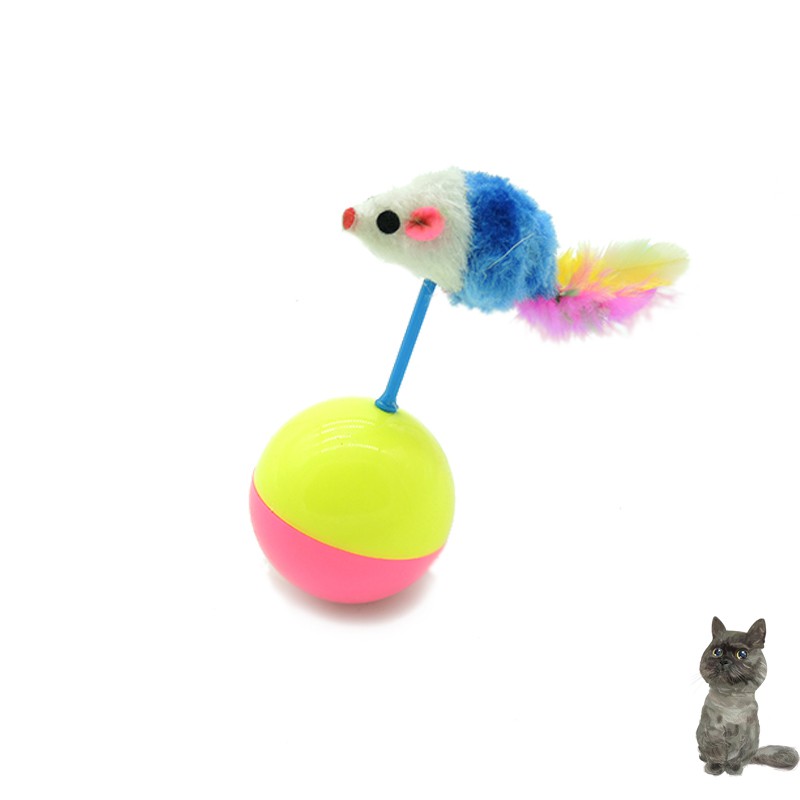 ⭐️不倒魚/鼠⭐️(隨機出貨) 貓咪玩具 寵物用品 舒緩神經 不倒翁 造型玩具