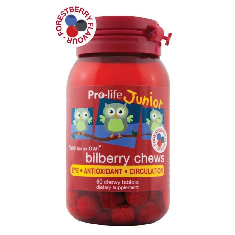 現貨-pro-life 兒童藍莓越橘（Bilberry） 咀嚼片60粒