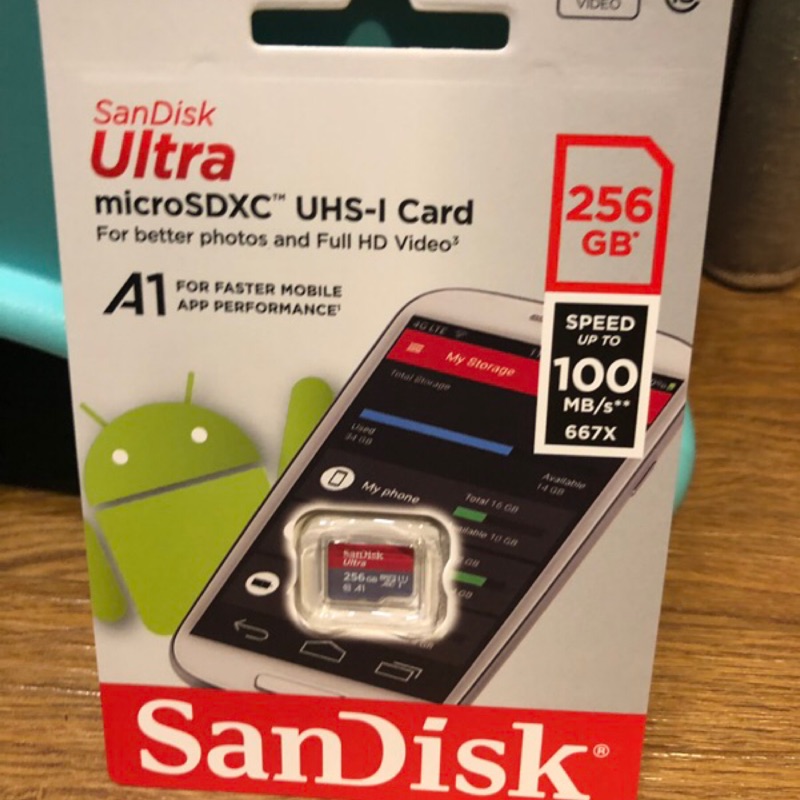 【SanDisk】Ultra 256GB microSDXC A1 記憶卡100MB/s(平行輸入)