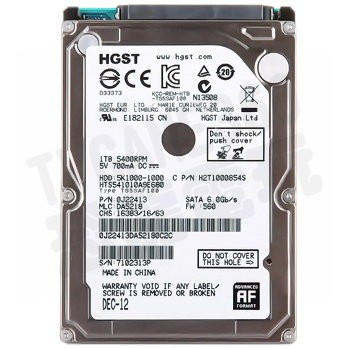 日立 HGST HITACHI 2.5吋 內接式硬碟 SATA HD 5400轉 1T 1TB 1000G 1000GB