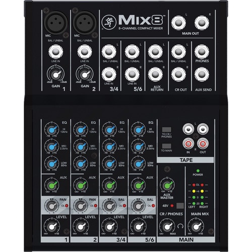 Mackie Mix8 8軌 混音器 總代理公司貨 保固兩年