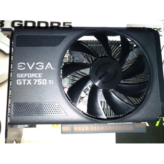 EVGA GTX750ti 2GD5 免插電 顯卡保固剩下3年 盒子還在 750ti