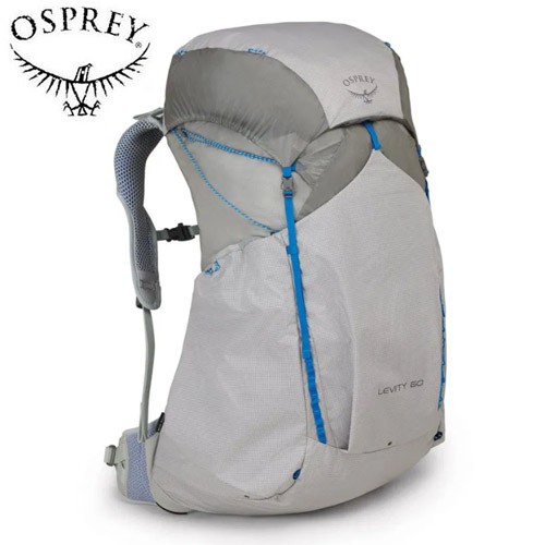 【Osprey】LEVITY 45L M 專業輕量登山背包  格紋銀