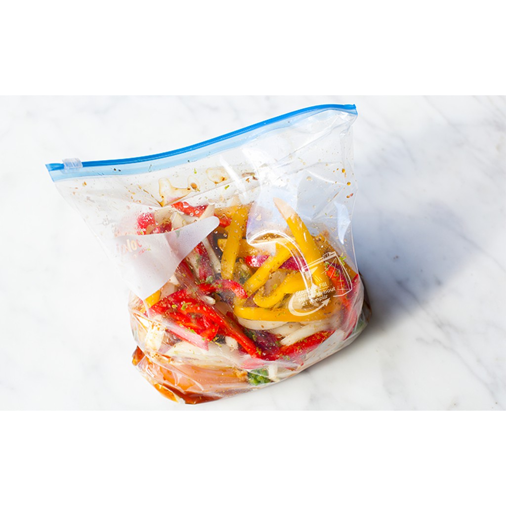 Ziploc Ez Zipper Slider 拉鍊式保鮮夾鏈袋食品級拉鍊袋 蝦皮購物