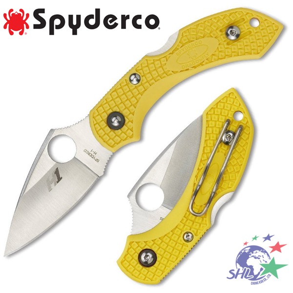 Spyderco Dragonfly 2 蜻蜓2代水中小刀 平刃h 1鋼 C28pyl2 詮國 蝦皮購物