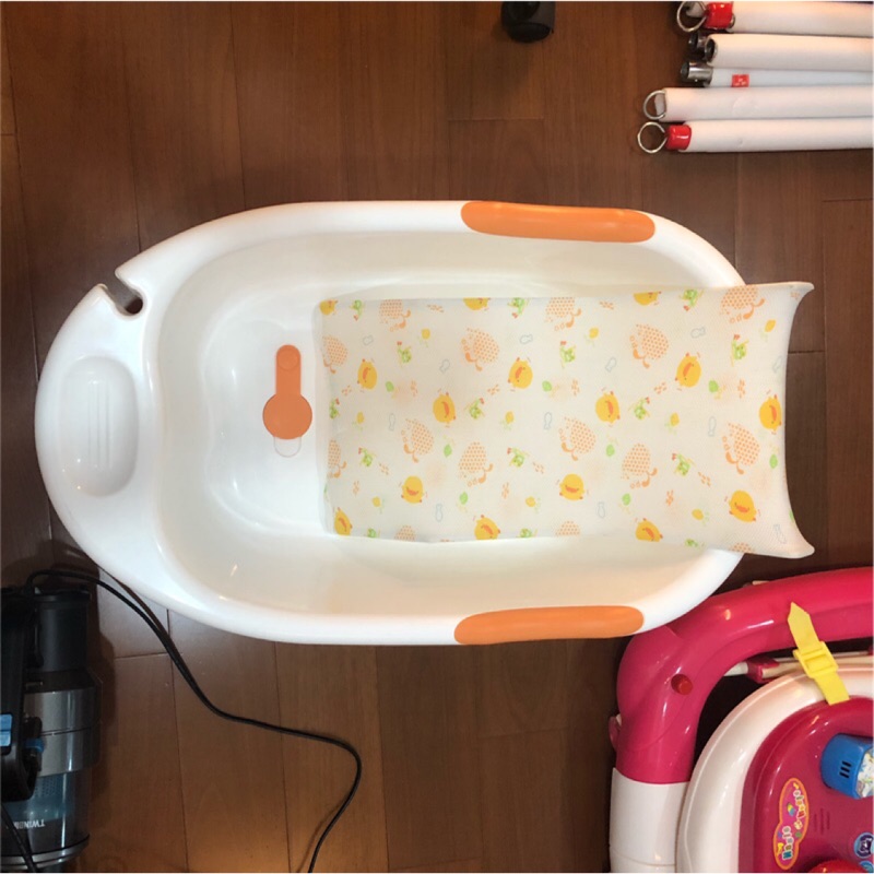 🌼黃色小鴨嬰兒澡盆+臥床