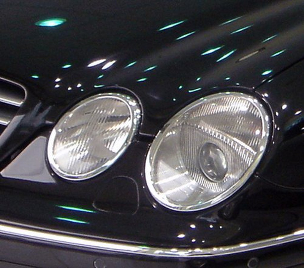 ~圓夢工廠~ Benz 賓士 CL W215 1999~2006 CL500 CL600  鍍鉻車燈框 前燈框 頭燈框
