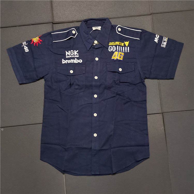 <WINGS DESIGN>YAMAHA 山葉 車衣 襯衫 經理服 工作服 短袖(R15 R3 R6 MT VR46)