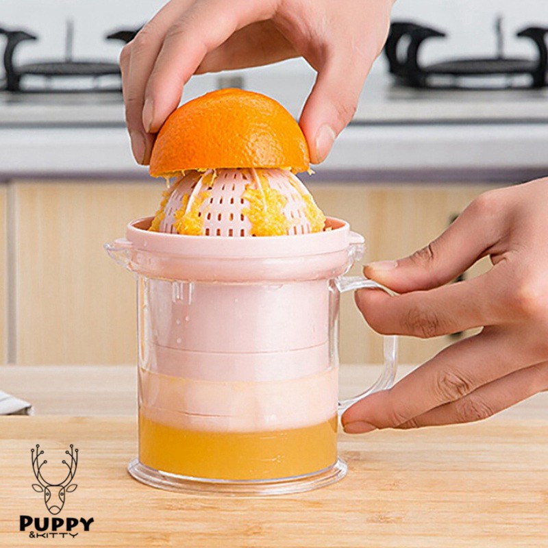 🌱P&amp;K優品館🌱簡易手動榨汁機小型便攜式家用壓榨器簡易橙子橙汁檸檬壓汁水果榨汁杯