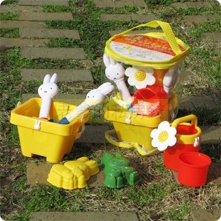 日本進口 Miffy 米飛兔 玩沙 玩具組 挖砂 挖沙 海邊 沙灘 水桶 澆花器 ㊣老爹正品㊣