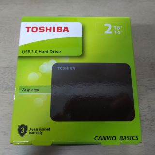 TOSHIBA 2TB外接式硬碟